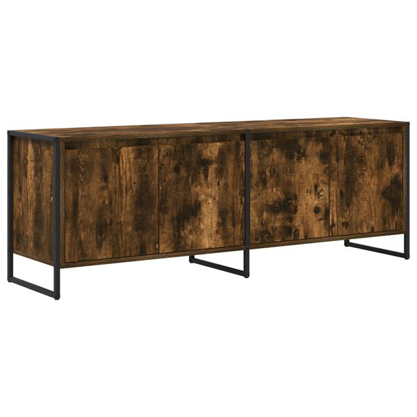 vidaXL Telerikapp Suitsu tamm 140 x 36 x 49.5 cm Tehispuit