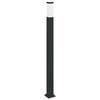 vidaXL pollarvalgusti pistikupesaga 110 cm must IP44