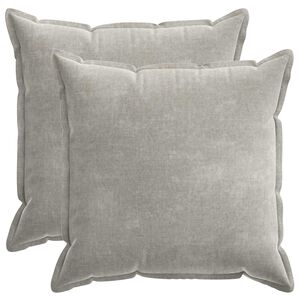 vidaXL Diivanipadi 2 pcs HOUTEN Helehall 60 x 60 cm &Scaron;en&uuml;&uuml;lfabric
