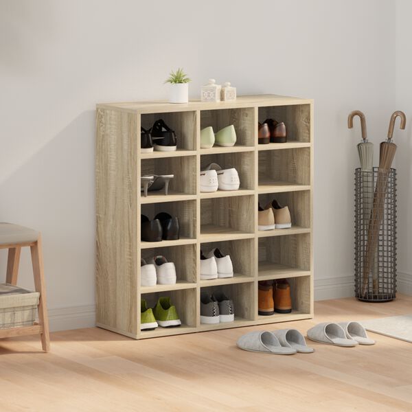 vidaXL Kinga kapp riiuliga Sonoma tamm 77,5 x 30 x 83,5 cm Tehispuit