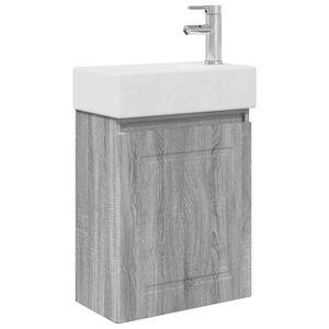 vidaXL Vannitoa vanity &uuml;ksus koos segistiga Hall Sonoma