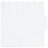 vidaXL Sulgedest plaat 10 pcs Valge 30 x 30 cm Pol&uuml;uretaan ja PET