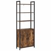 vidaXL Raamaturiiul 6 tasandit 60 x 24 x 161 cm Tehispuit