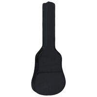 vidaXL kitarrikott 1/2 klassikalisele kitarrile, must 94x35 cm kangas