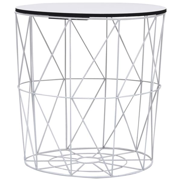 vidaXL kohvilaud, 3 tk, valge