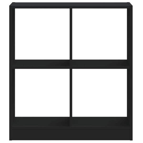 vidaXL raamaturiiul, must, 68,5x32x75 cm, tehispuit