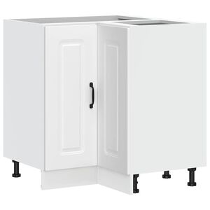 vidaXL k&ouml;&ouml;ginurga aluskapp, Kalmar, valge, tehispuit