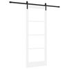 vidaXL Libisev uks ORKDAL Valge ja must 83 x 211 cm