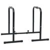 vidaXL Dip Baar Must 116 x 66 x 74,5 cm Pulberv&auml;rvitud teras