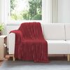 vidaXL Viskab tekid 6 pcs Bordeaux punane 150 x 130 cm Fliis
