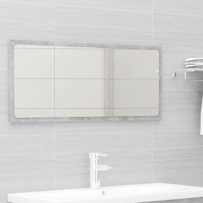 vidaXL vannitoamööblikomplekt, betoonhall, puitlaastplaat