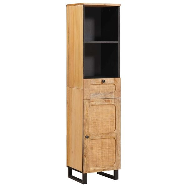 vidaXL Vannitoa komplektid sahtliga uksega Neutraalne Tugev mango puu