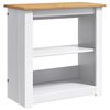 vidaXL Akvaariumi alus PANAMA Valge ja pruun 60 x 30 x 60 cm