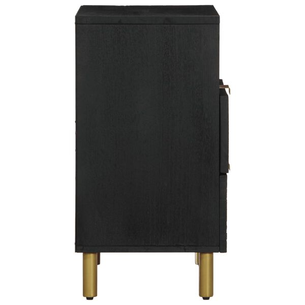 vidaXL &ouml;&ouml;kapp, must, 50x33x62 cm, tehispuit