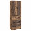 vidaXL Kapi Komplekt 2 pcs Vana puit 66 x 34,5 x 87 cm Tehispuit