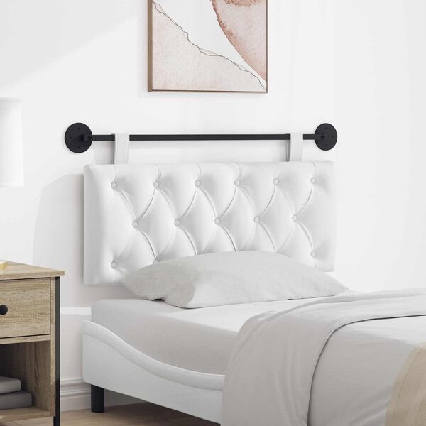 vidaXL Rippuv Peatoe Seinale kinnitatav Valge 110 x 55 x 7 cm kangas