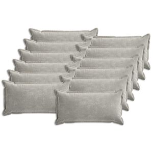vidaXL Diivanipadi 12 pcs HOUTEN Helehall 40 x 80 cm &Scaron;en&uuml;&uuml;lfabric