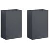 vidaXL Aia istutuspot 2 tk Antratsiit 50 x 40 x 75 cm