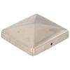 vidaXL p&uuml;ramiidikujuline postiots, 6 tk, roostevaba teras, 101x101 mm