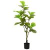 vidaXL Kunstlik Ficus Tree 30 Lehed 125 cm Roheline