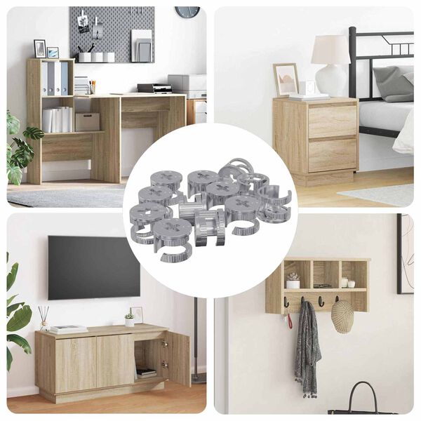 vidaXL Kamlock mutrid 4000 pcs H&otilde;bedane Metall