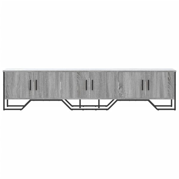 vidaXL telerikapp, hall Sonoma tamm, 180x34x41 cm, tehispuit