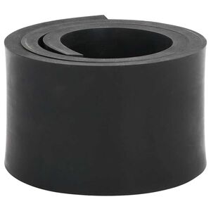 vidaXL Kummiserv lumesahale Must 120x8x1 cm