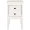vidaXL öökapid 2 tk, valge, 40 x 35 x 61,5 cm, männipuit