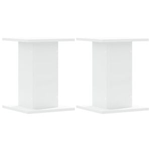 vidaXL taimealused 2 tk, valge, 30 x 30 x 40 cm, tehispuit