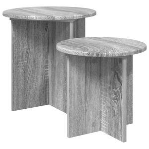 vidaXL Abilaudade komplekt 2 pcs Hall Sonoma T&ouml;&ouml;deldud puit