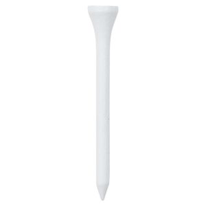 vidaXL golfi aval&ouml;&ouml;gitikud 1000 tk, valge, 83 mm, bambus
