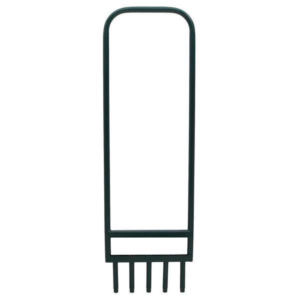 vidaXl muru aeraator 5 &otilde;&otilde;nsa piiga, roheline, pulberv&auml;rvitud teras