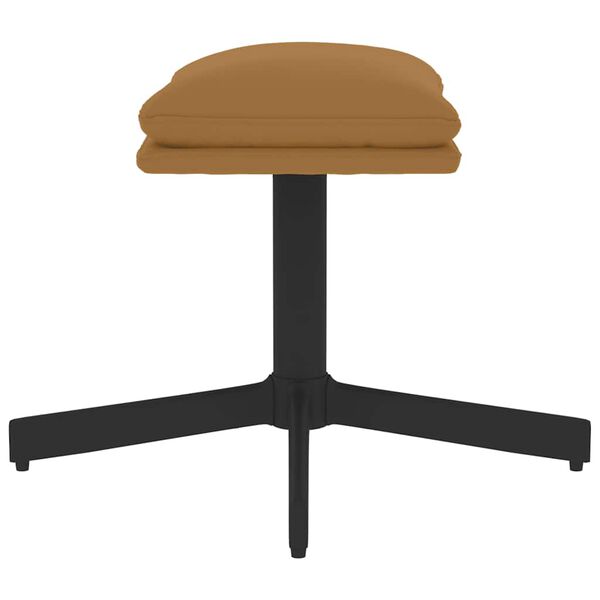 vidaXL jalapink, pruun, 60x60x36 cm, samet