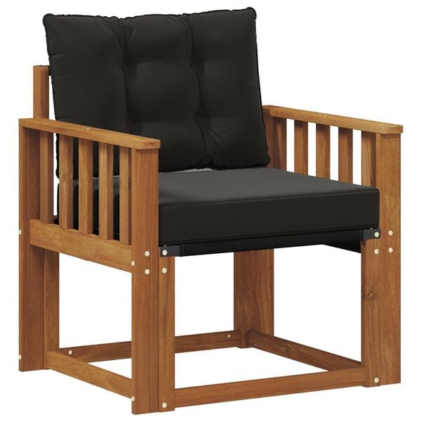 vidaXL 2 T&uuml;kk V&auml;li diivanikomplekt Tugev acacia puit ja Textilene