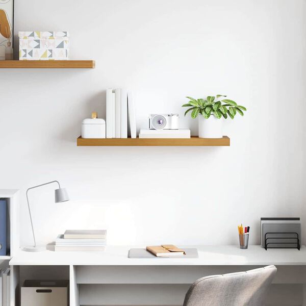 vidaXL Seinariiul Seinale kinnitatav Beež 80 x 23,5 x 4 cm Tehispuit