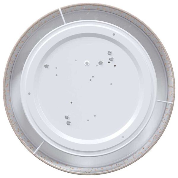 vidaXL Laelamp prožektoritega Pruunikashall 38 x 38 x 13,5 cm kangas