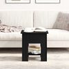 vidaXL Kohvilaud Must tamm 40 x 40 x 42 cm Tehispuit