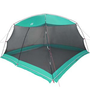 vidaXL S&auml;&auml;sev&otilde;rguga telk katusega Mere Roheline 380 x 380 x 225 cm
