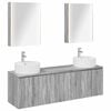 vidaXL Vannitoa kapikomplekt 5 pcs Hall Sonoma Tehispuit