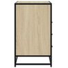 vidaXL Sahtlikapp Sonoma Tamm 70x41x70 cm Engineered Wood
