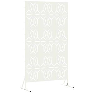 vidaXL Privaatsust&otilde;ke Valge 100 x 50 x 180 cm Teras