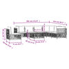 vidaXL 8-osaline aiamööbli komplekt patjadega, antratsiit, teras