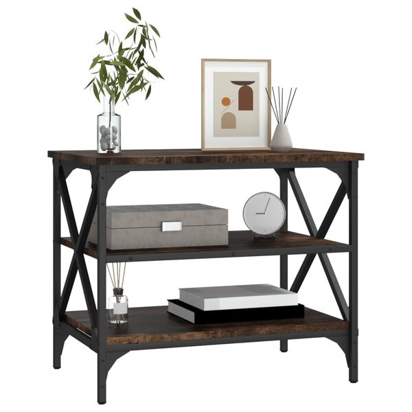 vidaXL telerikapp, suitsutatud tamm, 60x40x50 cm, tehispuit