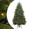 vidaXL Tehisj&otilde;ulupuu koos 300 LED-iga Roheline 300 cm PVC ja metall