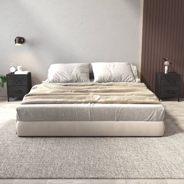 vidaXL &ouml;&ouml;kapid 2 tk, must, 36x30x45 cm, m&auml;nnipuit