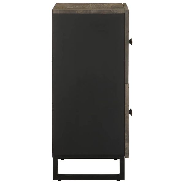 vidaXL Puhvetkapp Must 60x33x75 cm Täispuidust Mango