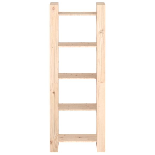 vidaXL raamaturiiul/ruumijagaja, 60x35x160 cm, täismännipuit