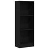 vidaXL raamaturiiul must tamm 40 x 24 x 109 cm t&ouml;&ouml;deldud puit