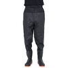 vidaXL waist waders koos saabastega, must, suurus 42