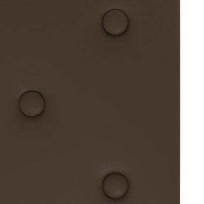 vidaXL seinapaneelid 12 tk, pruun, 90 x 30 cm, kunstnahk, 3,24 m²